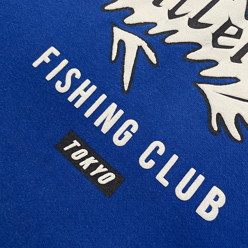 【中古品】【メンズ】 CHALLENGER チャレンジャー FISHING CLUB HOODIE フィッシング クラブ フーディ 長袖 トップス プルオーバーパーカー 142-260331-yo-05-tei サイズ：M カラー：ブルー 万代Net店