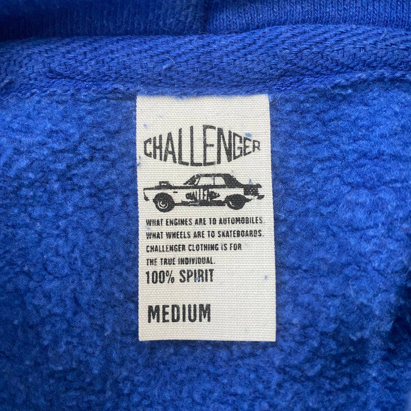 【中古品】【メンズ】 CHALLENGER チャレンジャー FISHING CLUB HOODIE フィッシング クラブ フーディ 長袖 トップス プルオーバーパーカー 142-260331-yo-05-tei サイズ：M カラー：ブルー 万代Net店