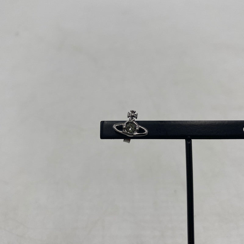 【中古品】【メンズ】 Vivienne Westwood ヴィヴィアンウエストウッド NANO SOLITAIRE SINGLE ナノ ソリティア シングル ピアス アクセサリー 192-260406-ks-08-tei カラー：ガンメタリック 万代Net店