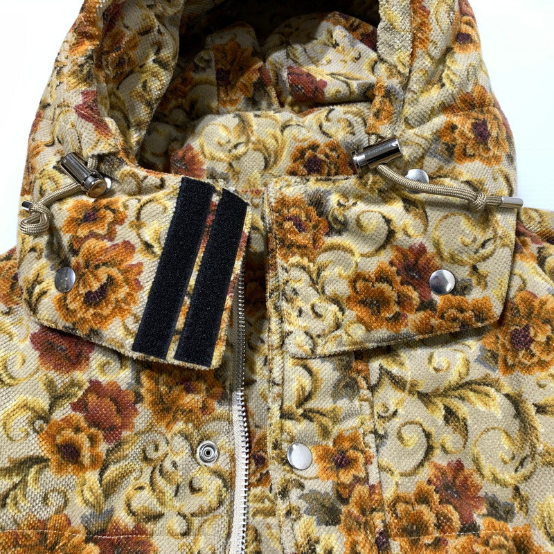 【中古品】【メンズ】 MLVINCE メルヴィンス FLORAL PUFFER JACKET フローラル パファー ジャケット アウター 中綿ジャケット 142-260330-ko-17-tei サイズ：L カラー：総柄 万代Net店