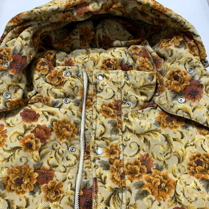 【中古品】【メンズ】 MLVINCE メルヴィンス FLORAL PUFFER JACKET フローラル パファー ジャケット アウター 中綿ジャケット 142-260330-ko-17-tei サイズ：L カラー：総柄 万代Net店