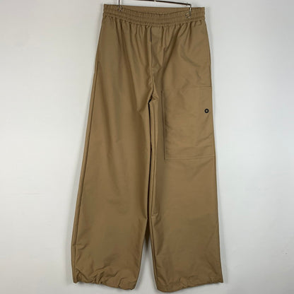 【中古品】【メンズ】 OFF-WHITE オフホワイト WIDE PANTS OMCA238F22FAB001 ワイドパンツ ボトムス イージーパンツ ストレート 153-260331-ko-21-tei サイズ：M カラー：ベージュ 万代Net店