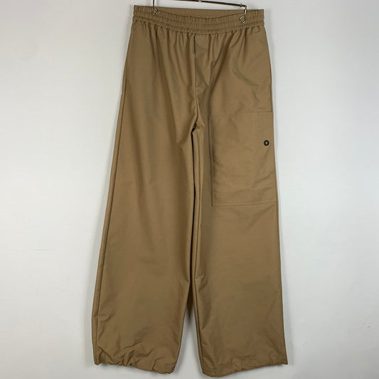 【中古品】【メンズ】 OFF-WHITE オフホワイト WIDE PANTS OMCA238F22FAB001 ワイドパンツ ボトムス イージーパンツ ストレート 153-260331-ko-21-tei サイズ：M カラー：ベージュ 万代Net店