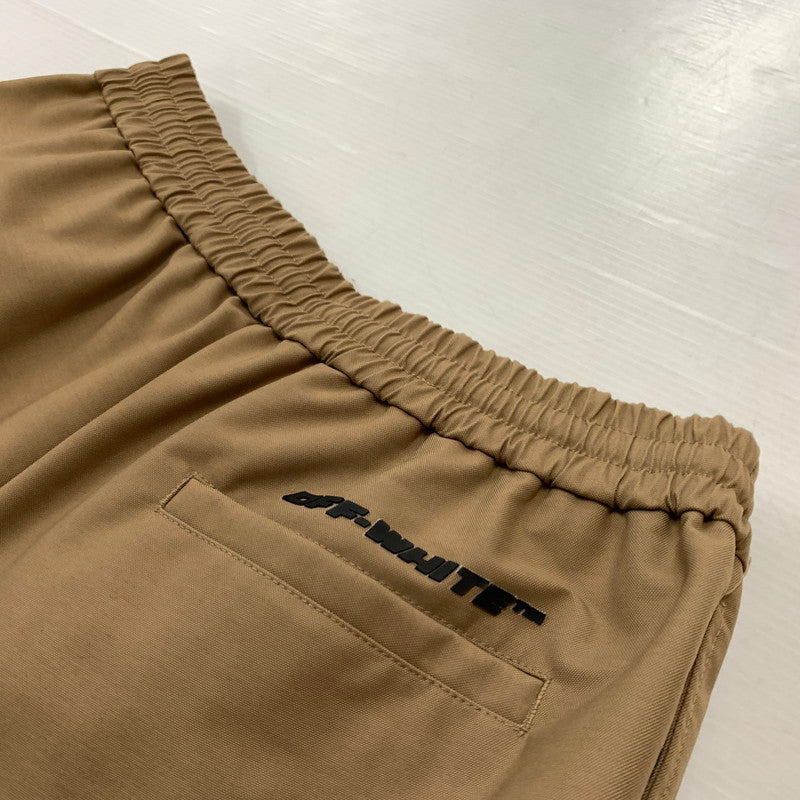 【中古品】【メンズ】 OFF-WHITE オフホワイト WIDE PANTS OMCA238F22FAB001 ワイドパンツ ボトムス イージーパンツ ストレート 153-260331-ko-21-tei サイズ：M カラー：ベージュ 万代Net店