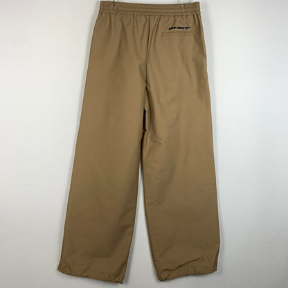 【中古品】【メンズ】 OFF-WHITE オフホワイト WIDE PANTS OMCA238F22FAB001 ワイドパンツ ボトムス イージーパンツ ストレート 153-260331-ko-21-tei サイズ：M カラー：ベージュ 万代Net店