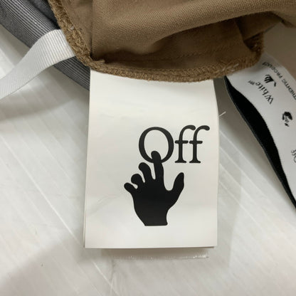 【中古品】【メンズ】 OFF-WHITE オフホワイト WIDE PANTS OMCA238F22FAB001 ワイドパンツ ボトムス イージーパンツ ストレート 153-260331-ko-21-tei サイズ：M カラー：ベージュ 万代Net店