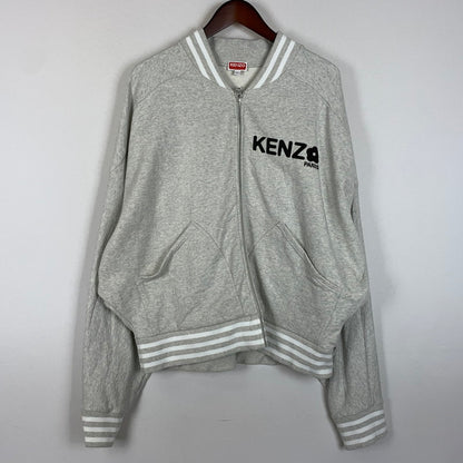【中古品】【メンズ】 BOKE FLOWER SWEAT FD55SW4784MF フラワー スウェット トップス フルジップ 147-260329-ko-04-fuzh サイズ：L カラー：グレー 万代Net店