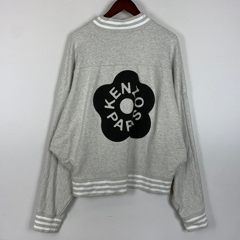 【中古品】【メンズ】 BOKE FLOWER SWEAT FD55SW4784MF フラワー スウェット トップス フルジップ 147-260329-ko-04-fuzh サイズ：L カラー：グレー 万代Net店