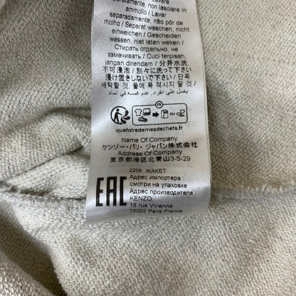【中古品】【メンズ】 BOKE FLOWER SWEAT FD55SW4784MF フラワー スウェット トップス フルジップ 147-260329-ko-04-fuzh サイズ：L カラー：グレー 万代Net店