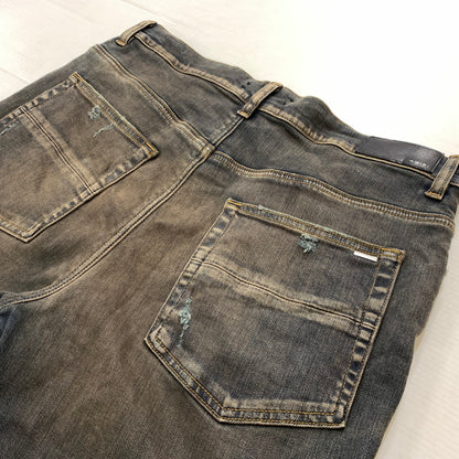 【中古品】【メンズ】 AMIRI アミリ STACK FLAIR JEAN DARK INDIGO SRPS23MDF001 スタック フレアジーンズ ボトムス デニムパンツ 152-260329-ko-14-tei サイズ：33 カラー：ダークインディゴ 万代Net店