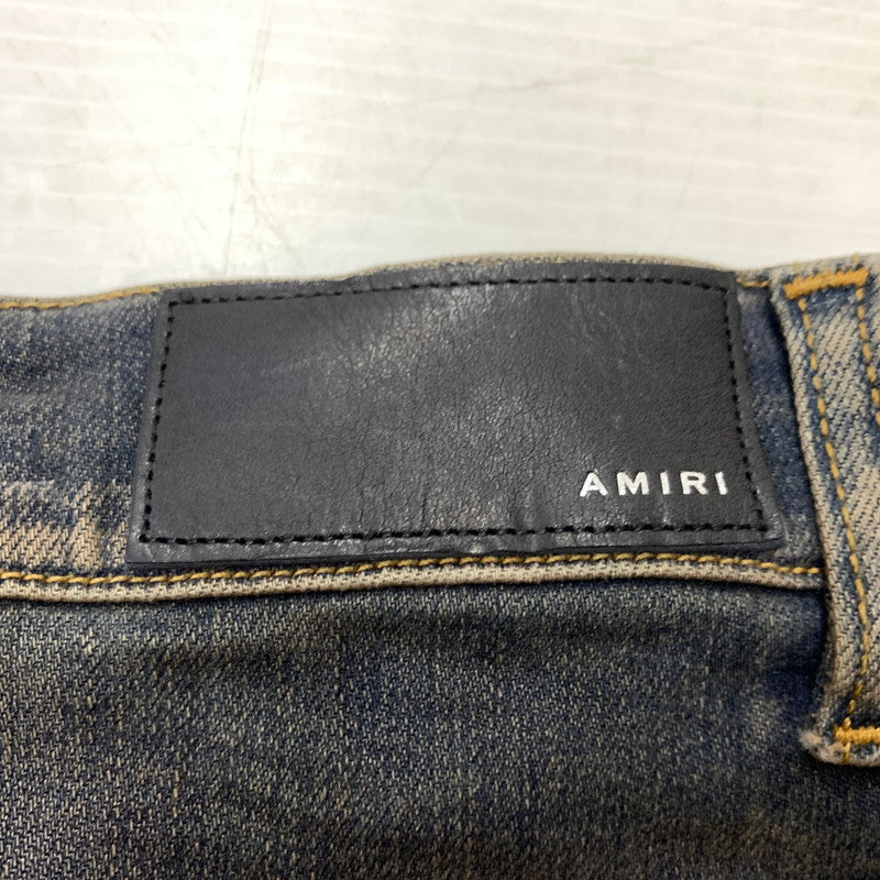 【中古品】【メンズ】 AMIRI アミリ STACK FLAIR JEAN DARK INDIGO SRPS23MDF001 スタック フレアジーンズ ボトムス デニムパンツ 152-260329-ko-14-tei サイズ：33 カラー：ダークインディゴ 万代Net店