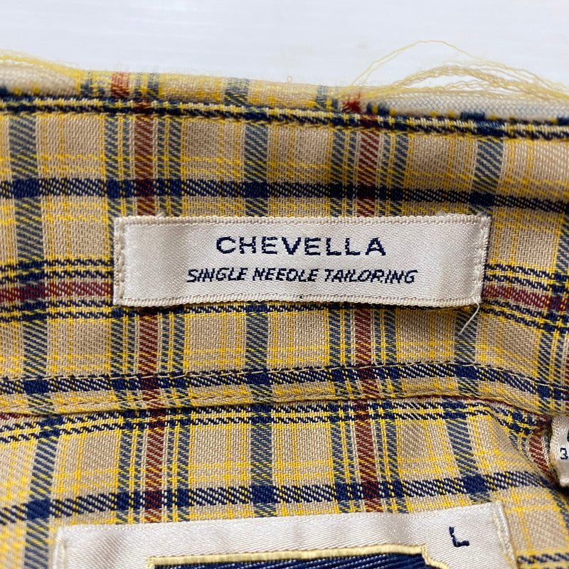 【現状渡し品】【メンズ】 SHELTER BAY by ARROW シェルターベイ バイ アロー BD L/S CHECK SHIRT ボタンダウン ロングスリーブ チェック シャツ 長袖トップス 145-260716-ss-06-tei サイズ：L カラー：ブラウン 万代Net店