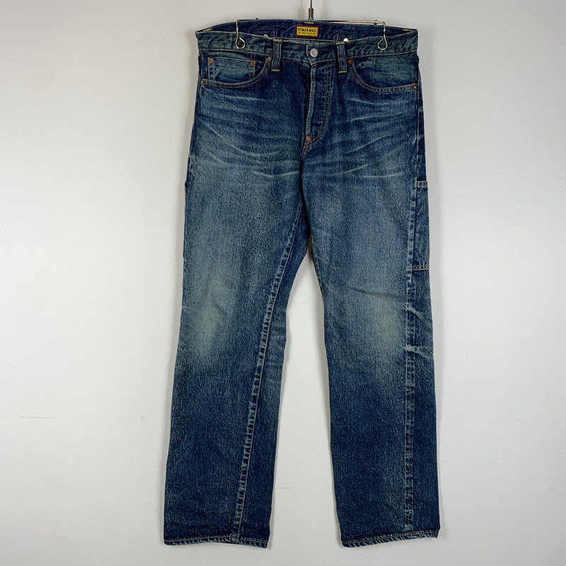 【中古品】【メンズ】 HUMANMADE ヒューマンメイド STRAIGHT DENIM PANTS FUTURE HM30PT002 ストレート デニムパンツ フューチャー ボトムス ジーンズ 156-260329-ko-16-tei サイズ：30 カラー：インディゴ 万代Net店