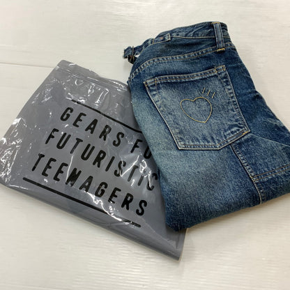 【中古品】【メンズ】 HUMANMADE ヒューマンメイド STRAIGHT DENIM PANTS FUTURE HM30PT002 ストレート デニムパンツ フューチャー ボトムス ジーンズ 156-260329-ko-16-tei サイズ：30 カラー：インディゴ 万代Net店