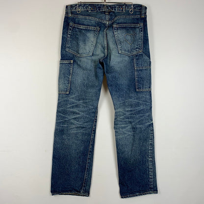 【中古品】【メンズ】 HUMANMADE ヒューマンメイド STRAIGHT DENIM PANTS FUTURE HM30PT002 ストレート デニムパンツ フューチャー ボトムス ジーンズ 156-260329-ko-16-tei サイズ：30 カラー：インディゴ 万代Net店