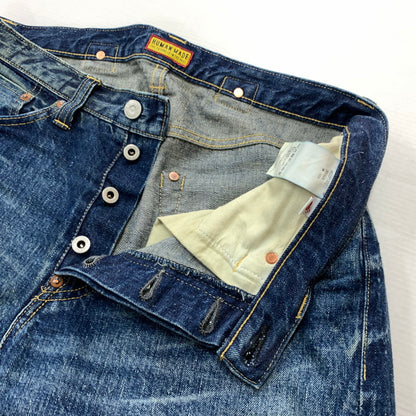 【中古品】【メンズ】 HUMANMADE ヒューマンメイド STRAIGHT DENIM PANTS FUTURE HM30PT002 ストレート デニムパンツ フューチャー ボトムス ジーンズ 156-260329-ko-16-tei サイズ：30 カラー：インディゴ 万代Net店