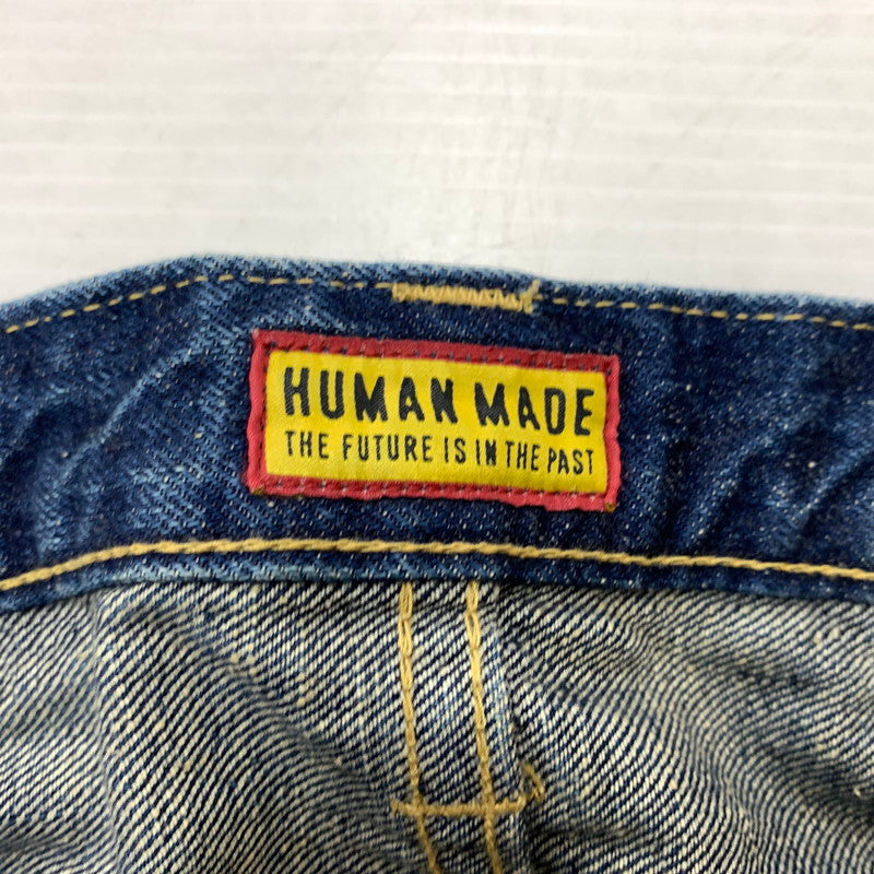 【中古品】【メンズ】 HUMANMADE ヒューマンメイド STRAIGHT DENIM PANTS FUTURE HM30PT002 ストレート デニムパンツ フューチャー ボトムス ジーンズ 156-260329-ko-16-tei サイズ：30 カラー：インディゴ 万代Net店