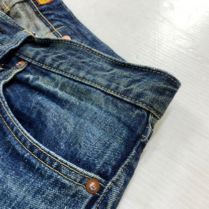 【中古品】【メンズ】 HUMANMADE ヒューマンメイド STRAIGHT DENIM PANTS FUTURE HM30PT002 ストレート デニムパンツ フューチャー ボトムス ジーンズ 156-260329-ko-16-tei サイズ：30 カラー：インディゴ 万代Net店