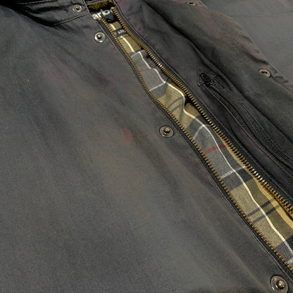 【現状渡し品】【メンズ】 BARBOUR バブアー L W BEAUFORT JKT A887 ビューフォート ジャケット アウター ノンオイルジャケット 141-260330-ko-18-tei サイズ：XL カラー：ブラック 万代Net店