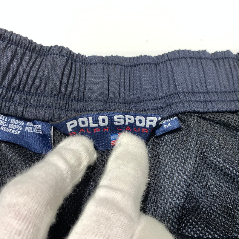 【中古品】【メンズ】 POLO SPORTS ポロスポーツ SIDE ZIP LINE PANT サイド ジップ ライン パンツ ボトムス ポリエステルパンツ 158-260401-ko-25-tei サイズ：M カラー：ネイビー 万代Net店