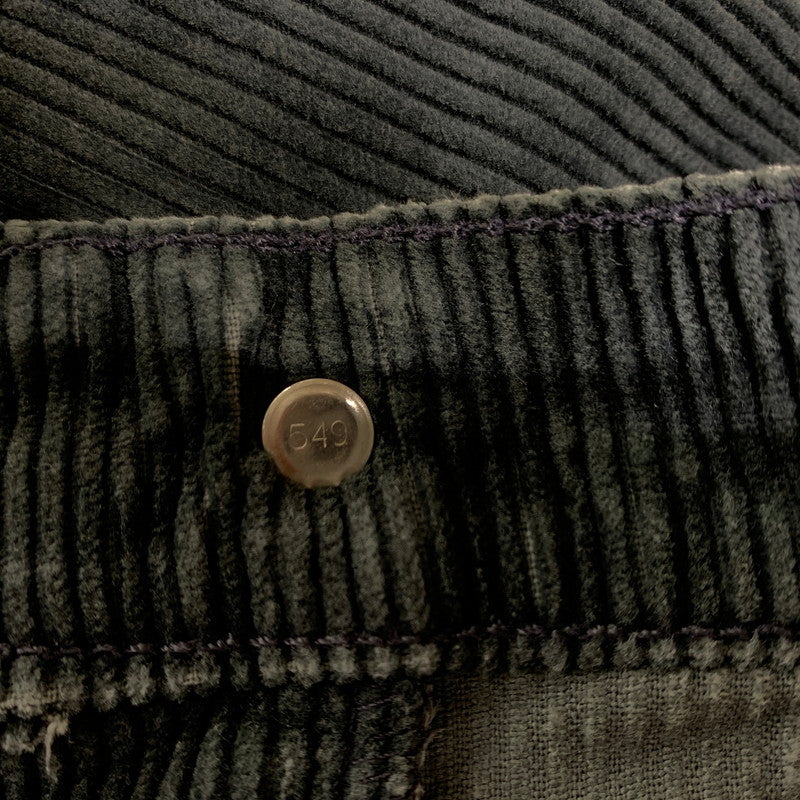 【中古品】【メンズ】 Levi's リーバイス WIDE LEG SILVER TAB CORDUROY PANTS 913 ワイドレッグ シルバータブ コーデュロイ パンツ ボトムス 156-260401-ko-26-tei サイズ：W30L30 カラー：グレー系 万代Net店