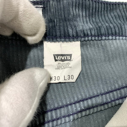 【中古品】【メンズ】 Levi's リーバイス WIDE LEG SILVER TAB CORDUROY PANTS 913 ワイドレッグ シルバータブ コーデュロイ パンツ ボトムス 156-260401-ko-26-tei サイズ：W30L30 カラー：グレー系 万代Net店
