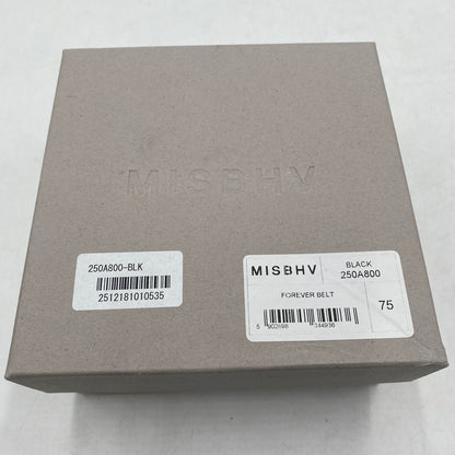 【中古品】【レディース】 MISBHV ミスビヘイブ FOREVER BELT 250A800 フォーエバー ベルト 服飾雑貨 205-260406-ks-01-tei カラー：ブラック 万代Net店
