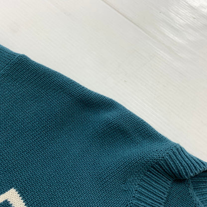 【中古品】【メンズ】 ENDLESS ROCK CREWKNIT 02253NS01 エンドレス ロック クルーニット トップス セーター 140-260329-ko-12-fuzh サイズ：L カラー：ブルー系 万代Net店