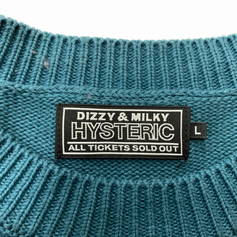 【中古品】【メンズ】 ENDLESS ROCK CREWKNIT 02253NS01 エンドレス ロック クルーニット トップス セーター 140-260329-ko-12-fuzh サイズ：L カラー：ブルー系 万代Net店
