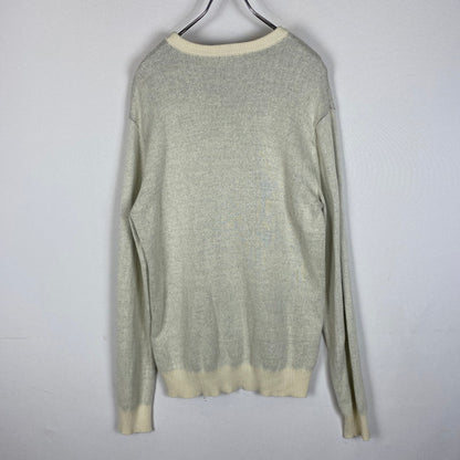【中古品】【メンズ】 × SMASHING PUMPKINS スマッシング パンプキンズ 別注 コラボ STAR GIRL CREWNECK SWEATER スターガール クルーネック セーター 長袖 トップス 142-260401-ks-16-fuzh サイズ：S/※使用感有 カラー：ホワイト 万代Net店