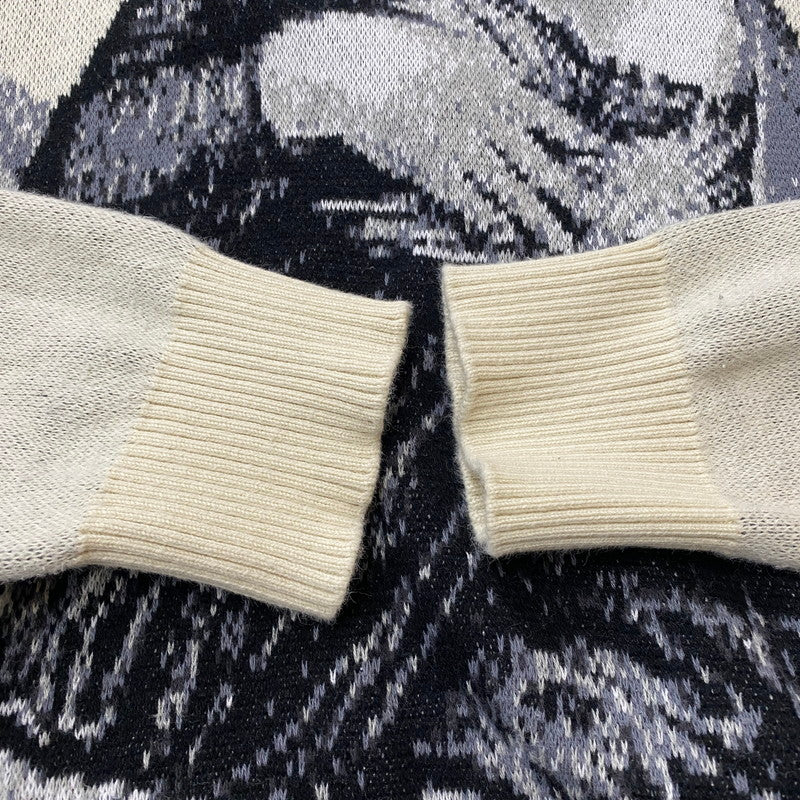 【中古品】【メンズ】 × SMASHING PUMPKINS スマッシング パンプキンズ 別注 コラボ STAR GIRL CREWNECK SWEATER スターガール クルーネック セーター 長袖 トップス 142-260401-ks-16-fuzh サイズ：S/※使用感有 カラー：ホワイト 万代Net店
