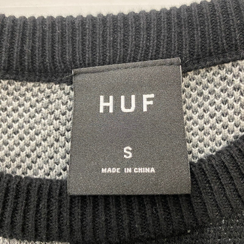 【中古品】【メンズ】 WORLDWIDE COMMUTER SWEATER FA25 KN00558 ワールドワイドコミューターセーター 長袖 トップス 142-260401-ks-14-fuzh サイズ：S カラー：総柄 万代Net店