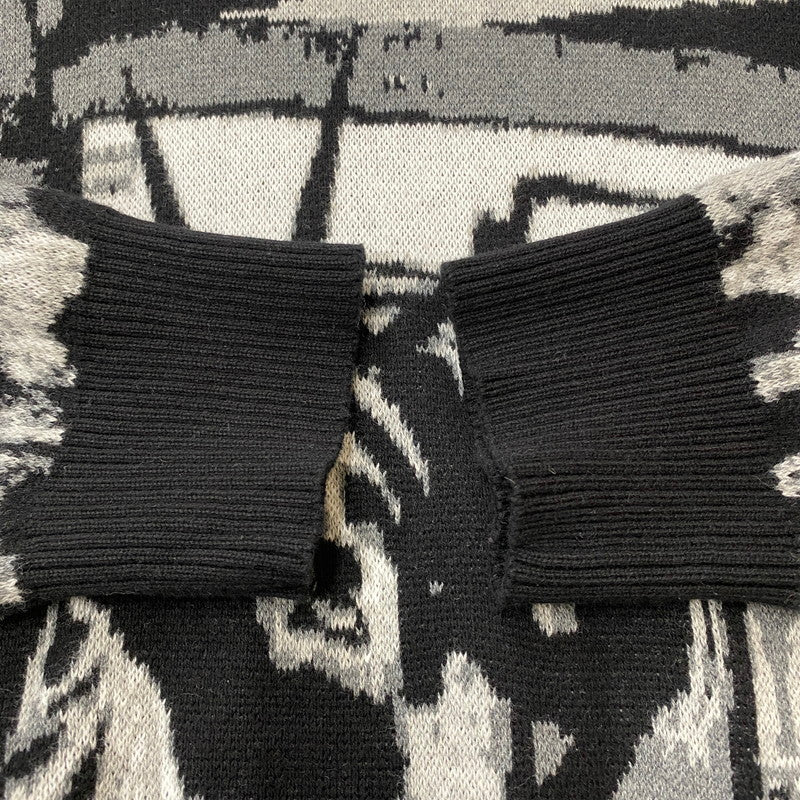 【中古品】【メンズ】 WORLDWIDE COMMUTER SWEATER FA25 KN00558 ワールドワイドコミューターセーター 長袖 トップス 142-260401-ks-14-fuzh サイズ：S カラー：総柄 万代Net店