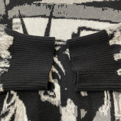 【中古品】【メンズ】 WORLDWIDE COMMUTER SWEATER FA25 KN00558 ワールドワイドコミューターセーター 長袖 トップス 142-260401-ks-14-fuzh サイズ：S カラー：総柄 万代Net店
