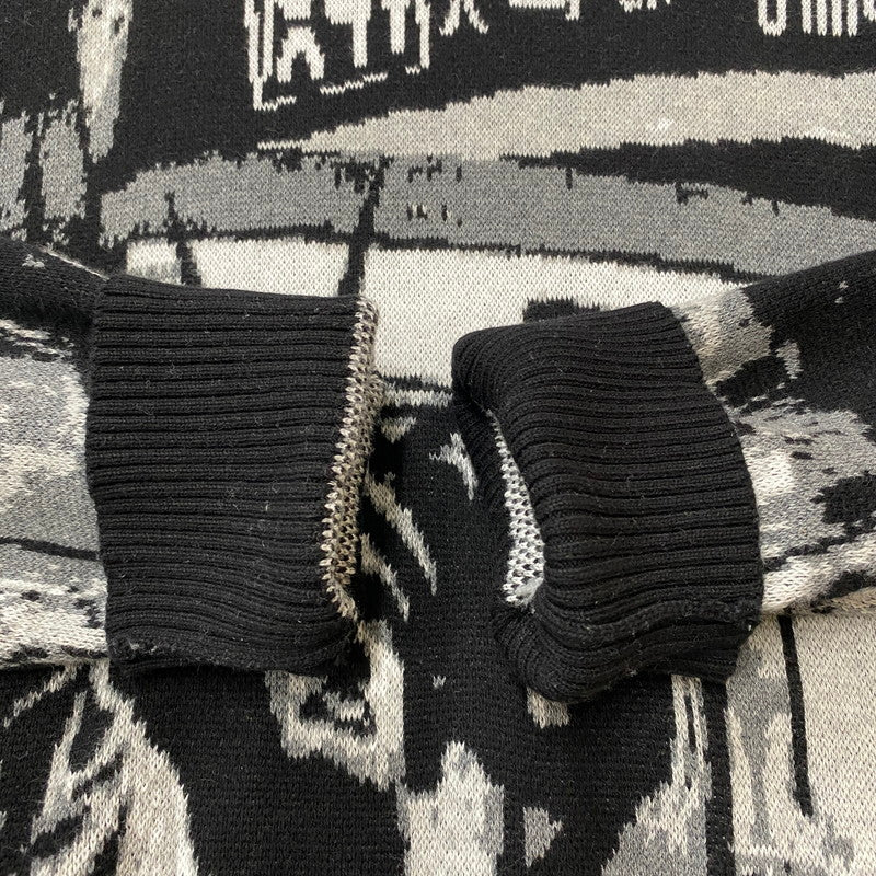 【中古品】【メンズ】 WORLDWIDE COMMUTER SWEATER FA25 KN00558 ワールドワイドコミューターセーター 長袖 トップス 142-260401-ks-14-fuzh サイズ：S カラー：総柄 万代Net店
