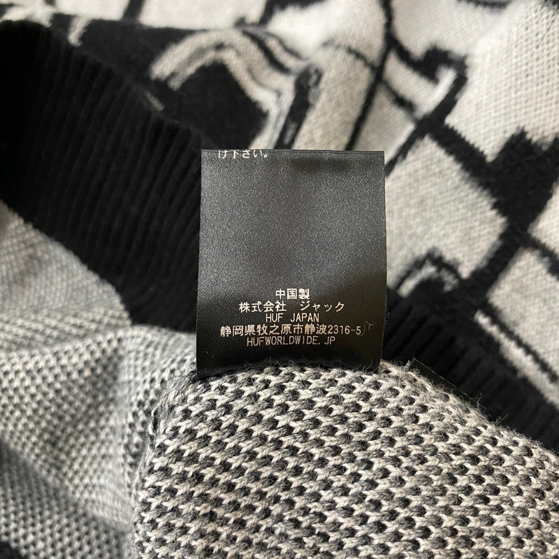【中古品】【メンズ】 WORLDWIDE COMMUTER SWEATER FA25 KN00558 ワールドワイドコミューターセーター 長袖 トップス 142-260401-ks-14-fuzh サイズ：S カラー：総柄 万代Net店