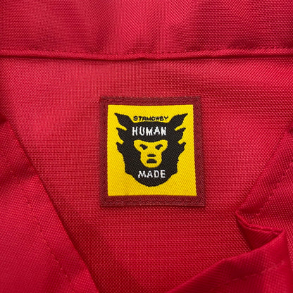 【中古品】【メンズ】 HUMANMADE ヒューマンメイド × KFC ケンタッキー・フライド・チキン RACING JACKET レーシング ジャケット ライトアウター 142-260327-ks-09-tei サイズ：M カラー：レッド 万代Net店