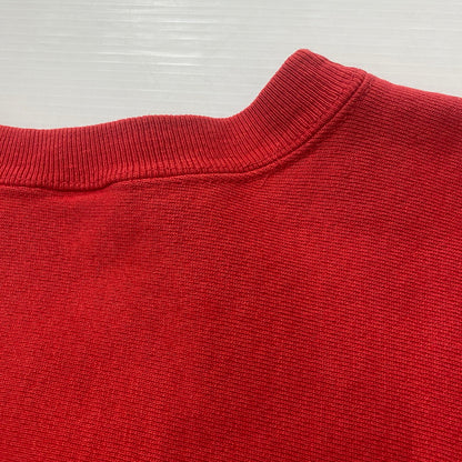 【現状渡し品】【メンズ】 Champion チャンピオン 90's REVERSE WEAVE 90年代 リバースウィーブスウェット 長袖 トップス トレーナー 刺繍タグ 目あり USA製 145-260331-yo-12-tei サイズ：L カラー：レッド 万代Net店