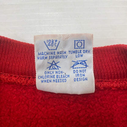 【現状渡し品】【メンズ】 Champion チャンピオン 90's REVERSE WEAVE 90年代 リバースウィーブスウェット 長袖 トップス トレーナー 刺繍タグ 目あり USA製 145-260331-yo-12-tei サイズ：L カラー：レッド 万代Net店