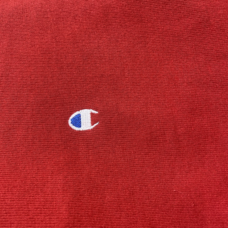 【現状渡し品】【メンズ】 Champion チャンピオン 90's REVERSE WEAVE 90年代 リバースウィーブスウェット 長袖 トップス トレーナー 刺繍タグ 目あり USA製 145-260331-yo-12-tei サイズ：L カラー：レッド 万代Net店