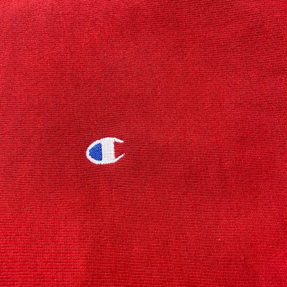 【現状渡し品】【メンズ】 Champion チャンピオン 90's REVERSE WEAVE 90年代 リバースウィーブスウェット 長袖 トップス トレーナー 刺繍タグ 目あり USA製 145-260331-yo-12-tei サイズ：L カラー：レッド 万代Net店