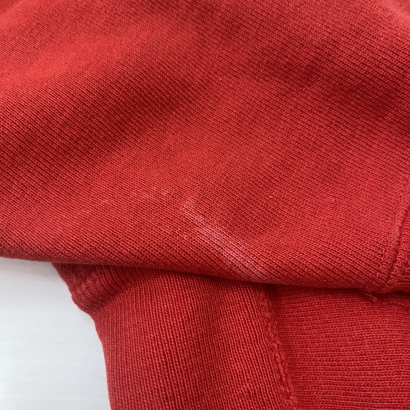 【現状渡し品】【メンズ】 Champion チャンピオン 90's REVERSE WEAVE 90年代 リバースウィーブスウェット 長袖 トップス トレーナー 刺繍タグ 目あり USA製 145-260331-yo-12-tei サイズ：L カラー：レッド 万代Net店