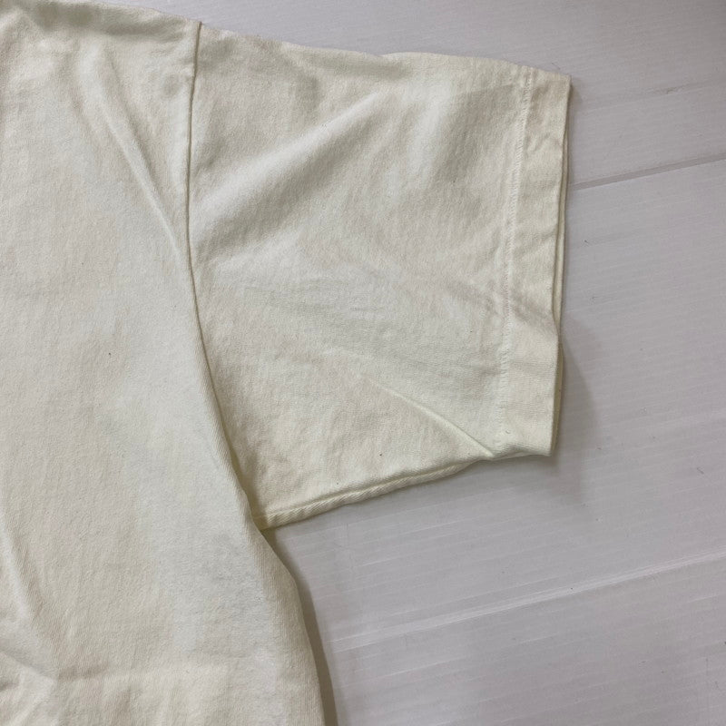 【ジャンク品】【メンズ】 SAINT Mxxxxxx SAINT MICHAEL セントマイケル 24SS RIBON SAINT TEE SM-YS8-0000-012 リボン セント Tシャツ 半袖 トップス 140-260401-ks-09-tei サイズ：XXL/※全体的に変色あり カラー：ホワイト/ブルー 万代Net店
