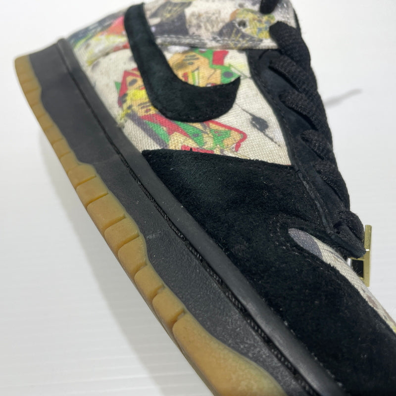 【中古品】【メンズ】 NIKE ナイキ × Supreme シュプリーム 別注 コラボ FD8778-001 SB DUNKLOW OG QS スニーカー 靴 160-260715-ko-04-tei サイズ：27cm カラー：ブラック 万代Net店