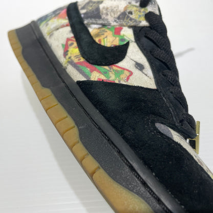 【中古品】【メンズ】 NIKE ナイキ × Supreme シュプリーム 別注 コラボ FD8778-001 SB DUNKLOW OG QS スニーカー 靴 160-260715-ko-04-tei サイズ：27cm カラー：ブラック 万代Net店