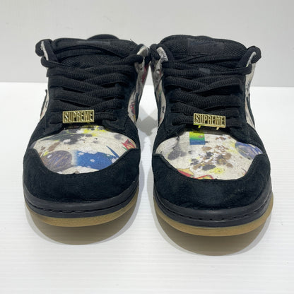 【中古品】【メンズ】 NIKE ナイキ × Supreme シュプリーム 別注 コラボ FD8778-001 SB DUNKLOW OG QS スニーカー 靴 160-260715-ko-04-tei サイズ：27cm カラー：ブラック 万代Net店
