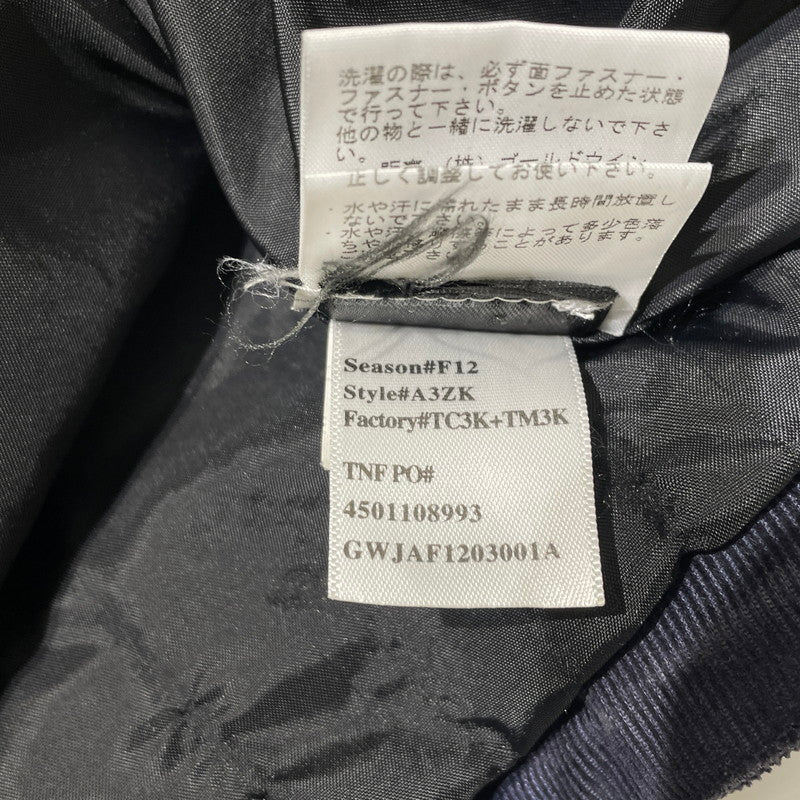 【中古品】【メンズ】 Supreme シュプリーム × THE NORTH FACE ザ・ノースフェイス 別注 コラボ 12AW CORDUROY MOUNTAIN SHELL JACKET NP01250 コーデュロイ マウンテン シェル ジャケット ライトアウター 149-260404-yo-16-tei サイズ：M カラー：ネイビー 万代Net店
