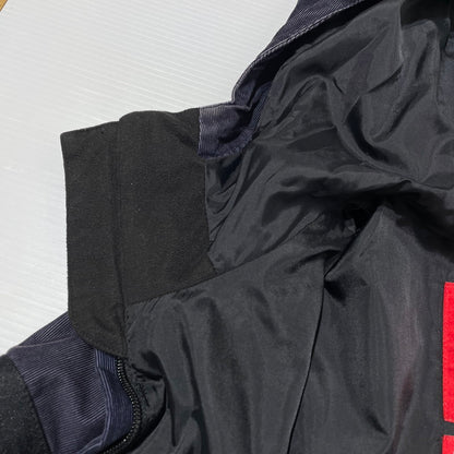 【中古品】【メンズ】 Supreme シュプリーム × THE NORTH FACE ザ・ノースフェイス 別注 コラボ 12AW CORDUROY MOUNTAIN SHELL JACKET NP01250 コーデュロイ マウンテン シェル ジャケット ライトアウター 149-260404-yo-16-tei サイズ：M カラー：ネイビー 万代Net店