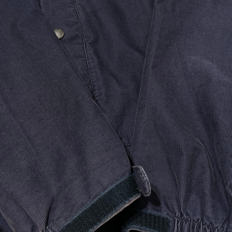 【中古品】【メンズ】 Supreme シュプリーム × THE NORTH FACE ザ・ノースフェイス 別注 コラボ 12AW CORDUROY MOUNTAIN SHELL JACKET NP01250 コーデュロイ マウンテン シェル ジャケット ライトアウター 149-260404-yo-16-tei サイズ：M カラー：ネイビー 万代Net店