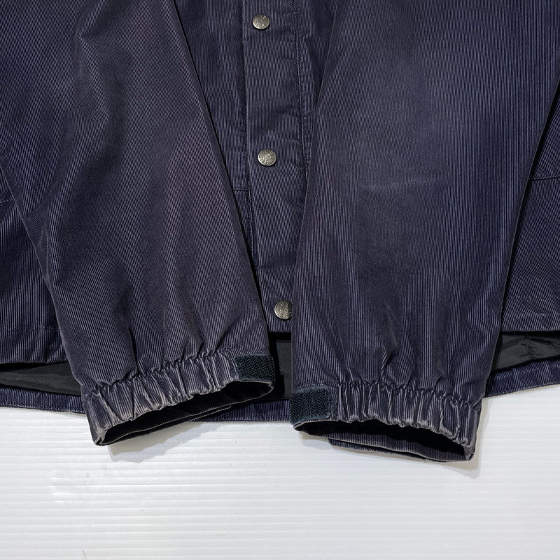 【中古品】【メンズ】 Supreme シュプリーム × THE NORTH FACE ザ・ノースフェイス 別注 コラボ 12AW CORDUROY MOUNTAIN SHELL JACKET NP01250 コーデュロイ マウンテン シェル ジャケット ライトアウター 149-260404-yo-16-tei サイズ：M カラー：ネイビー 万代Net店